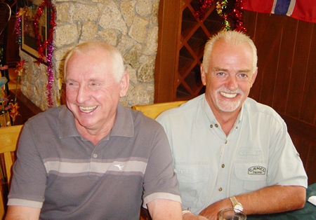 PSC Charity Classic runners up, John Chapman & Dave Edwards.